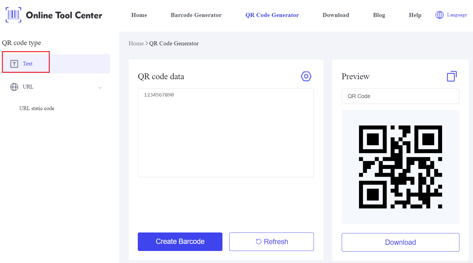 Text QR code generator.png