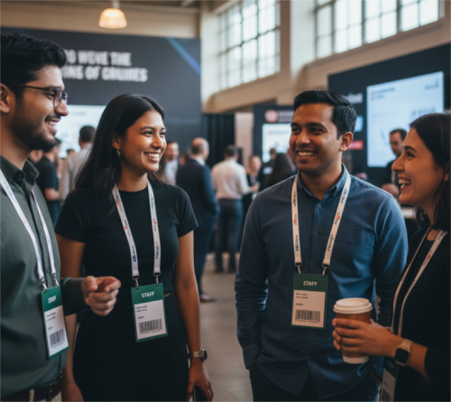 vent badge with barcodes ventilationsmärke med streckkoder