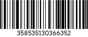 IMEI streckkod Example