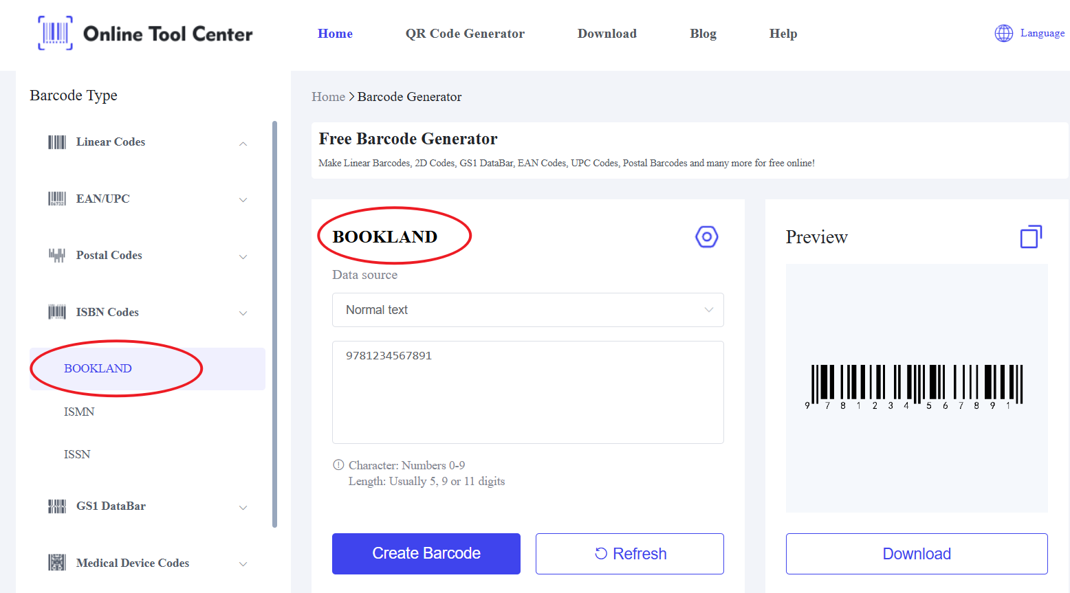 ISBN streckkod generator