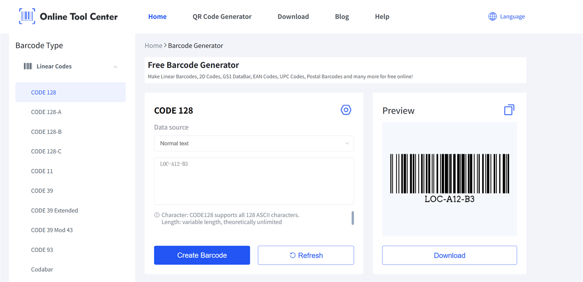 gratis streckkod generator