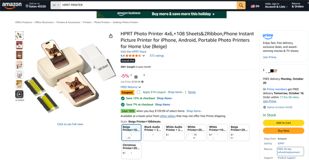 Amazon produktbeskrivningar