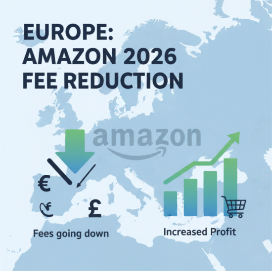 Europe amazon fee reductio Europa Amazon avgiftsänkning