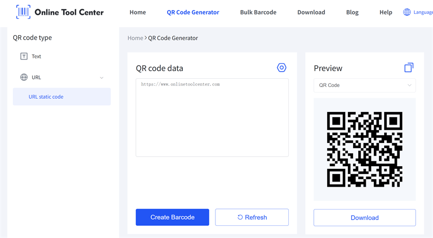 erate static qr code statisk QR-kod
