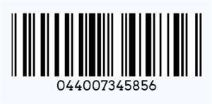 barcode for vinyl record streckkod för vinyl skiva