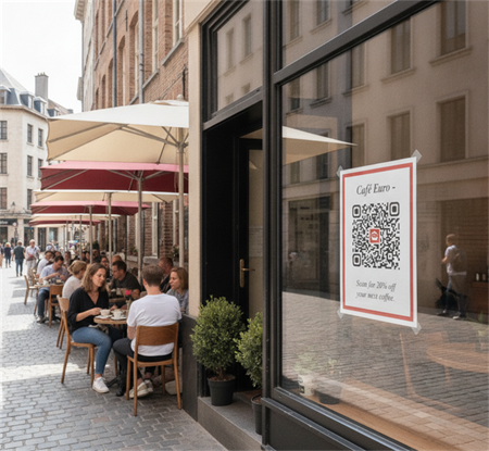 Oster med QR-kod