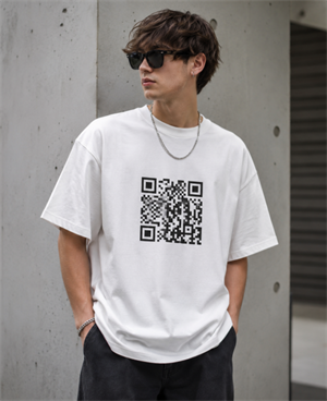 qr code on t shirt QR-kod på t-shirt
