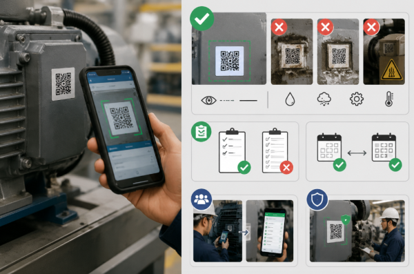Tips f&ouml;r QR-kod utrustning inspektion