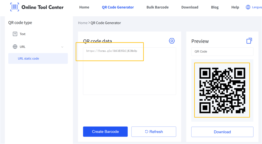 make qr code for registration form göra QR-kod för registreringsformulär